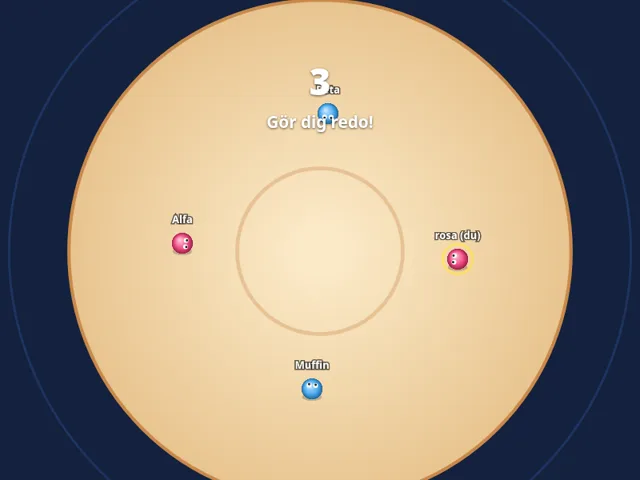 Sumo Blobs: round blobs on a sumo platform