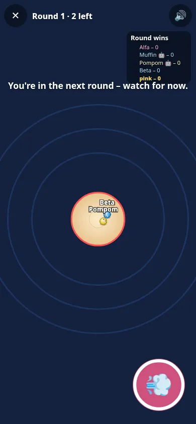 Screenshot from Sumo Blobs